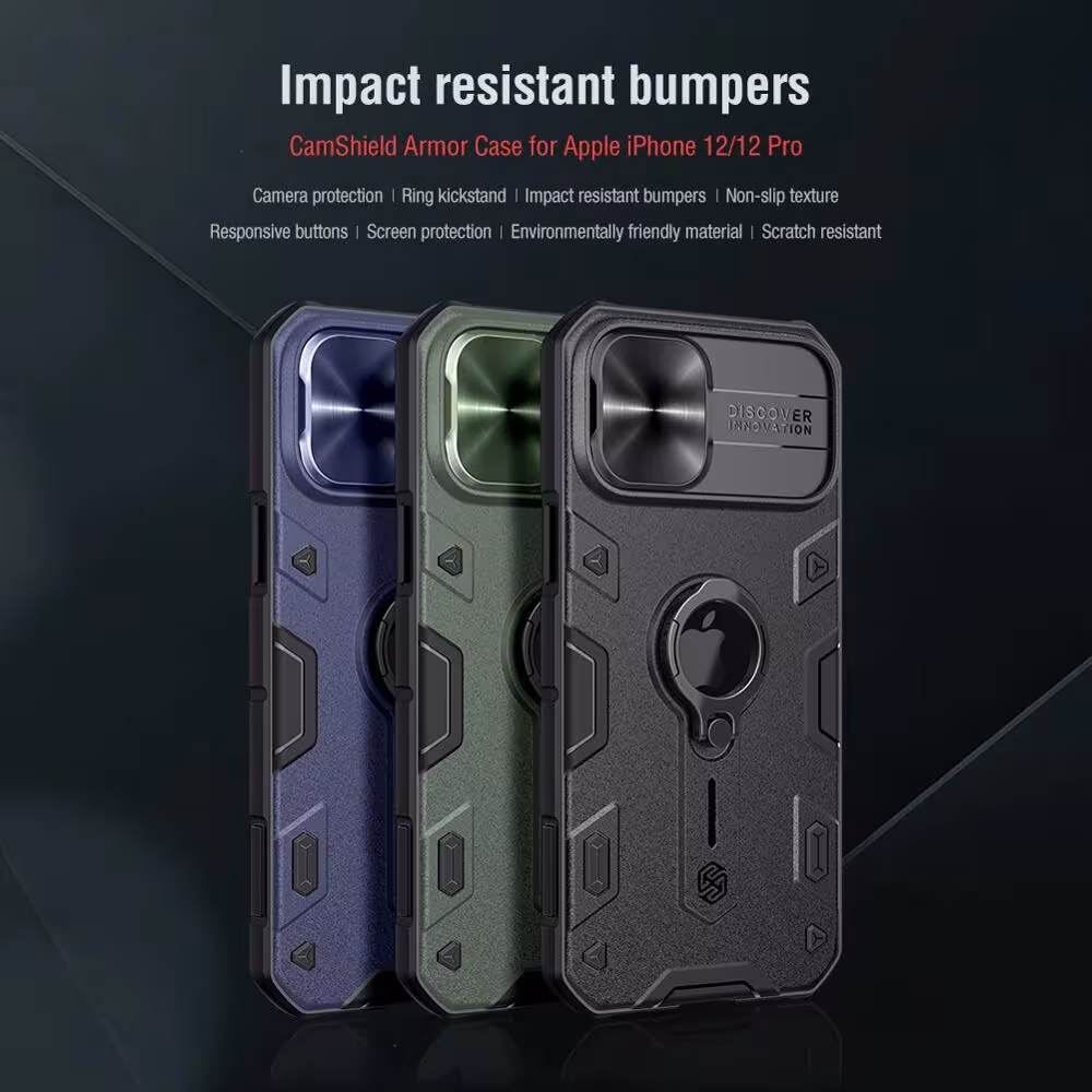 Чехол Nillkin Camshield Armor для iPhone 12, iPhone 12 Pro, iPhone 12 Pro Max, iPhone 12 mini (LOGO) Чехол Nillkin Camshield Armor для iPhone 12, iPhone 12 Pro, iPhone 12 Pro Max, iPhone 12 mini (LOGO)