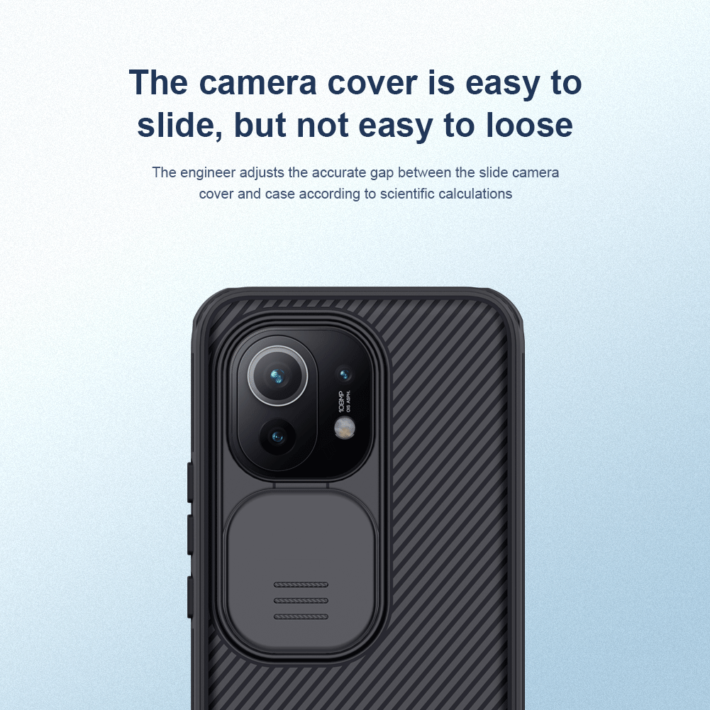 Чехол NILLKIN CamShield Pro для Xiaomi 11, чехол-накладка для защиты камеры Xiaomi 11, чехол-накладка