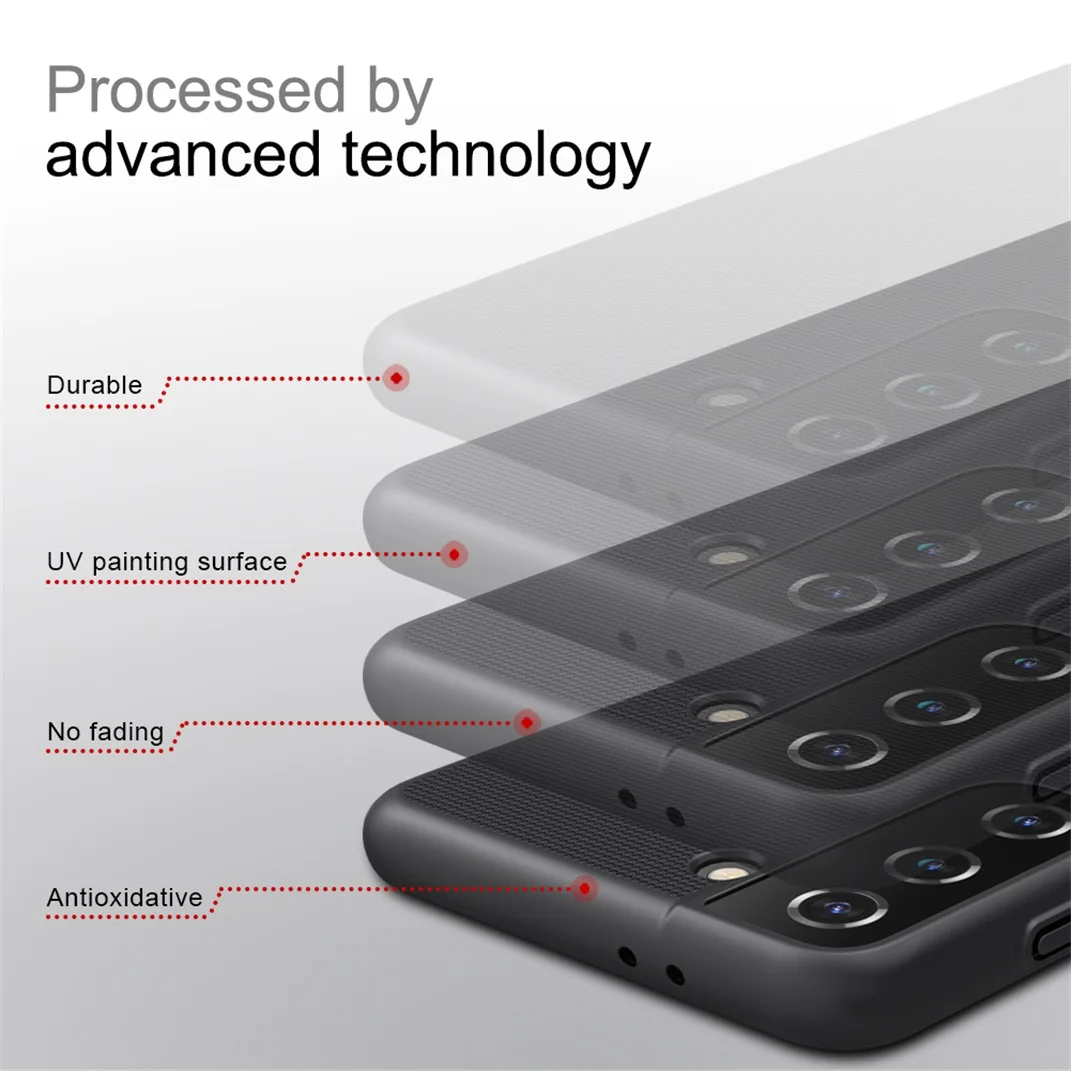 Чехол Nillkin Super Frosted Shield для Samsung Galaxy S21 Ultra