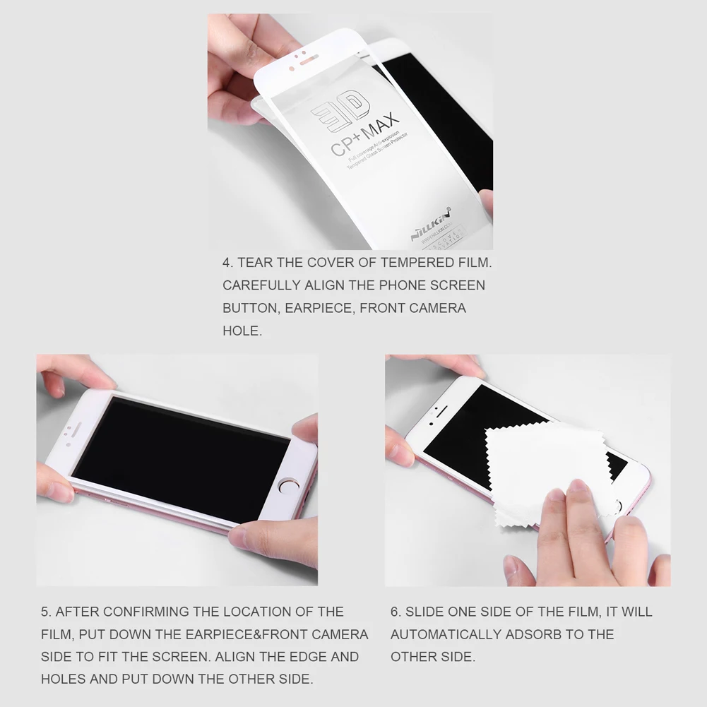 Защитное стекло Nillkin для iPhone 11, iPhone 12, iPhone 13, iPhone 14 Series (CP+PRO)