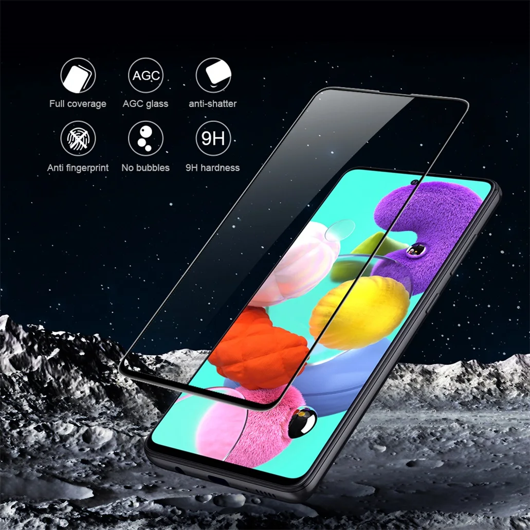 Защитное стекло Nillkin для Samsung Galaxy A51 (CP+MAX)