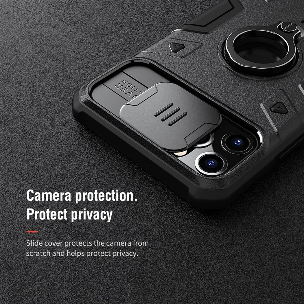 Чехол Nillkin Camshield Armor для iPhone 12, 12 Pro, 12 Pro Max, 12 mini (LOGO)