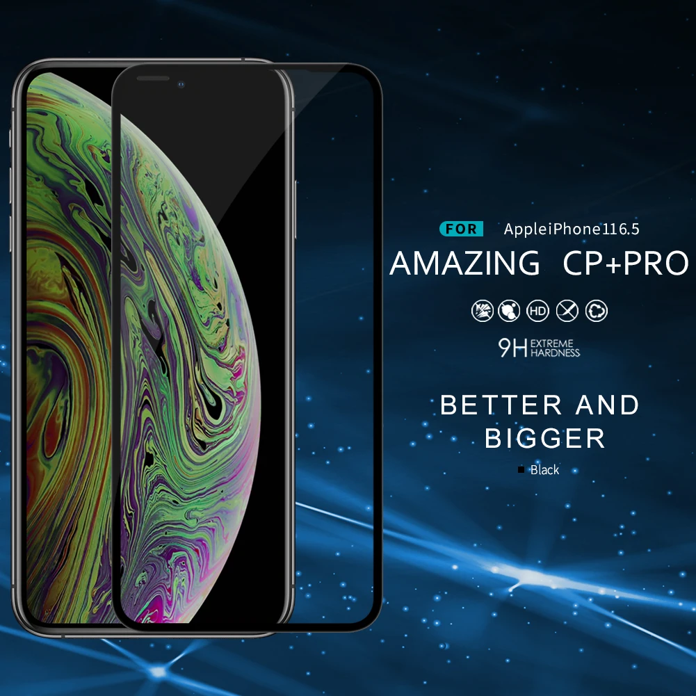 Защитное стекло Nillkin для iPhone 11, iPhone 12, iPhone 13, iPhone 14 Series (CP+PRO)