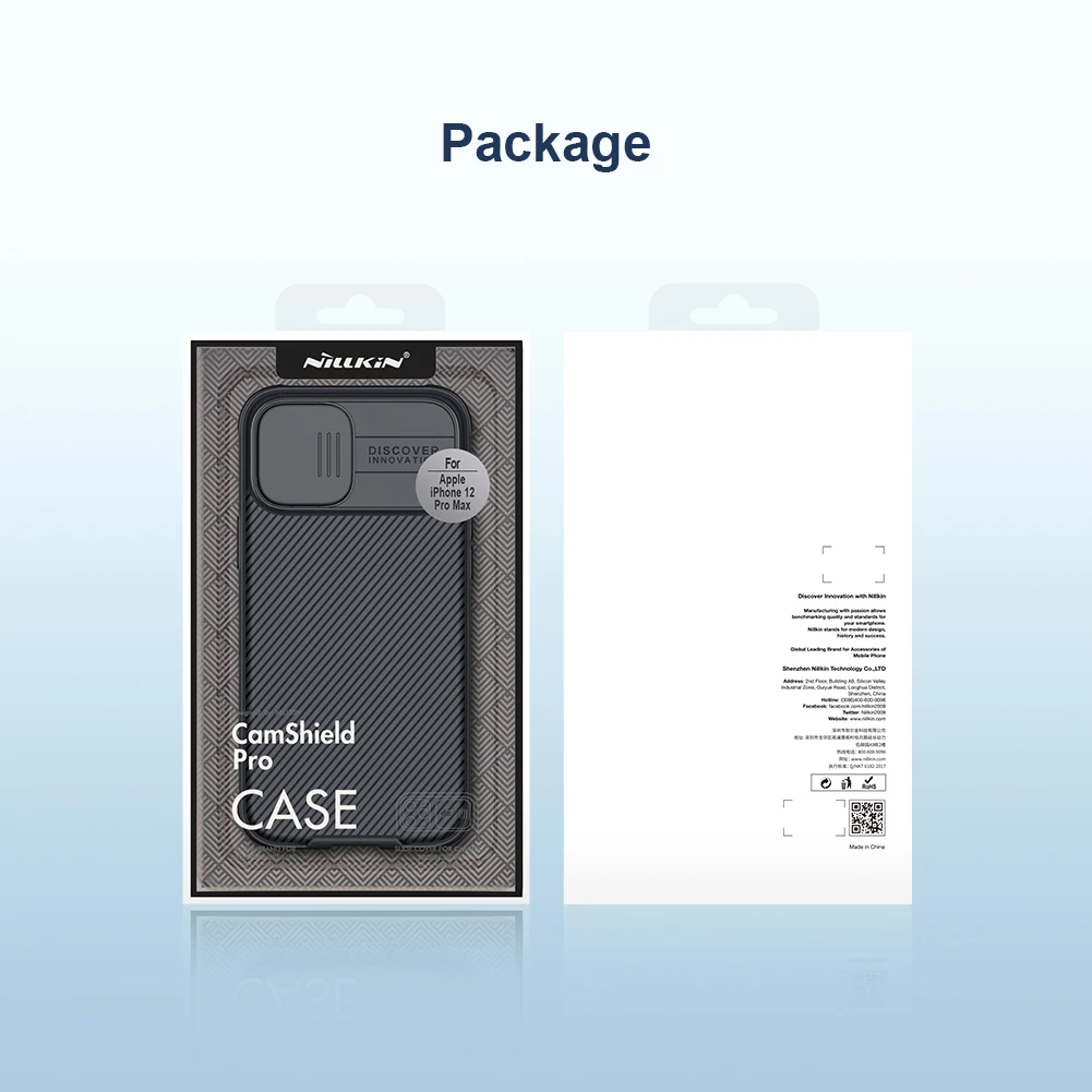 Чехол Nillkin Camshield Pro для iPhone 12, 12 Pro, 12 Pro Max, 12 Mini, 11