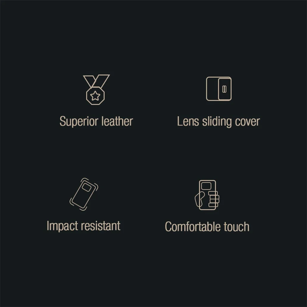 Чехол-книжка Nillkin Qin со шторкой для Samsung Galaxy S22 Ultra