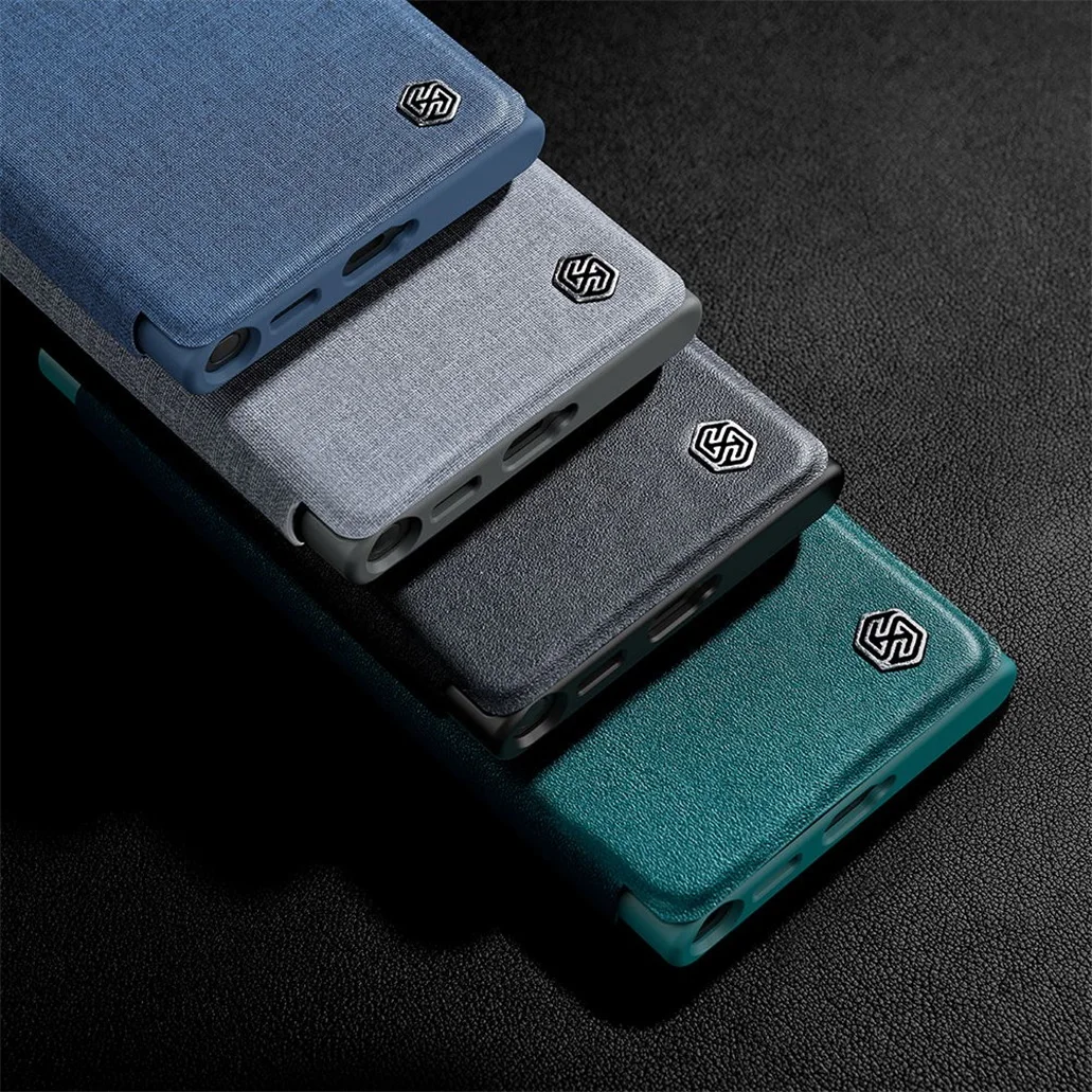 Чехол-книжка Nillkin Qin со шторкой для Samsung Galaxy S22 Ultra