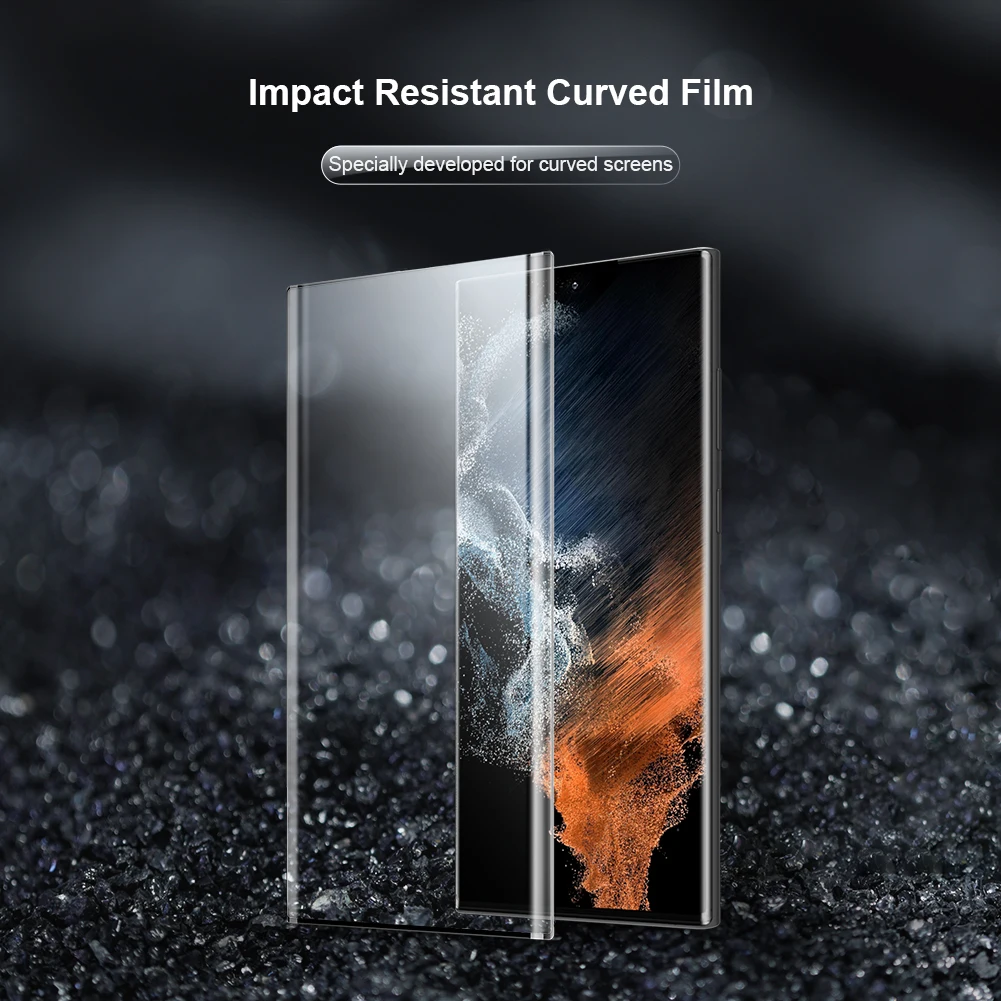 2 шт х Защитная пленка Nillkin Curved для Samsung Galaxy S22, S22 Ultra, S22 Plus
