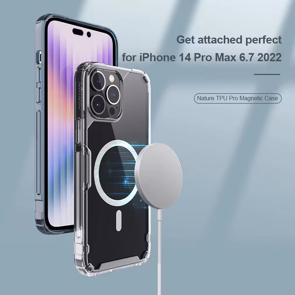 Чехол Nillkin Nature TPU Pro для iPhone 14, iPhone 14 Pro, iPhone 14 Plus, iPhone 14 Pro Max (MagSafe) Чехол Nillkin Nature TPU Pro для iPhone 14, iPhone 14 Pro, iPhone 14 Plus, iPhone 14 Pro Max (MagSafe) — изображение 2
