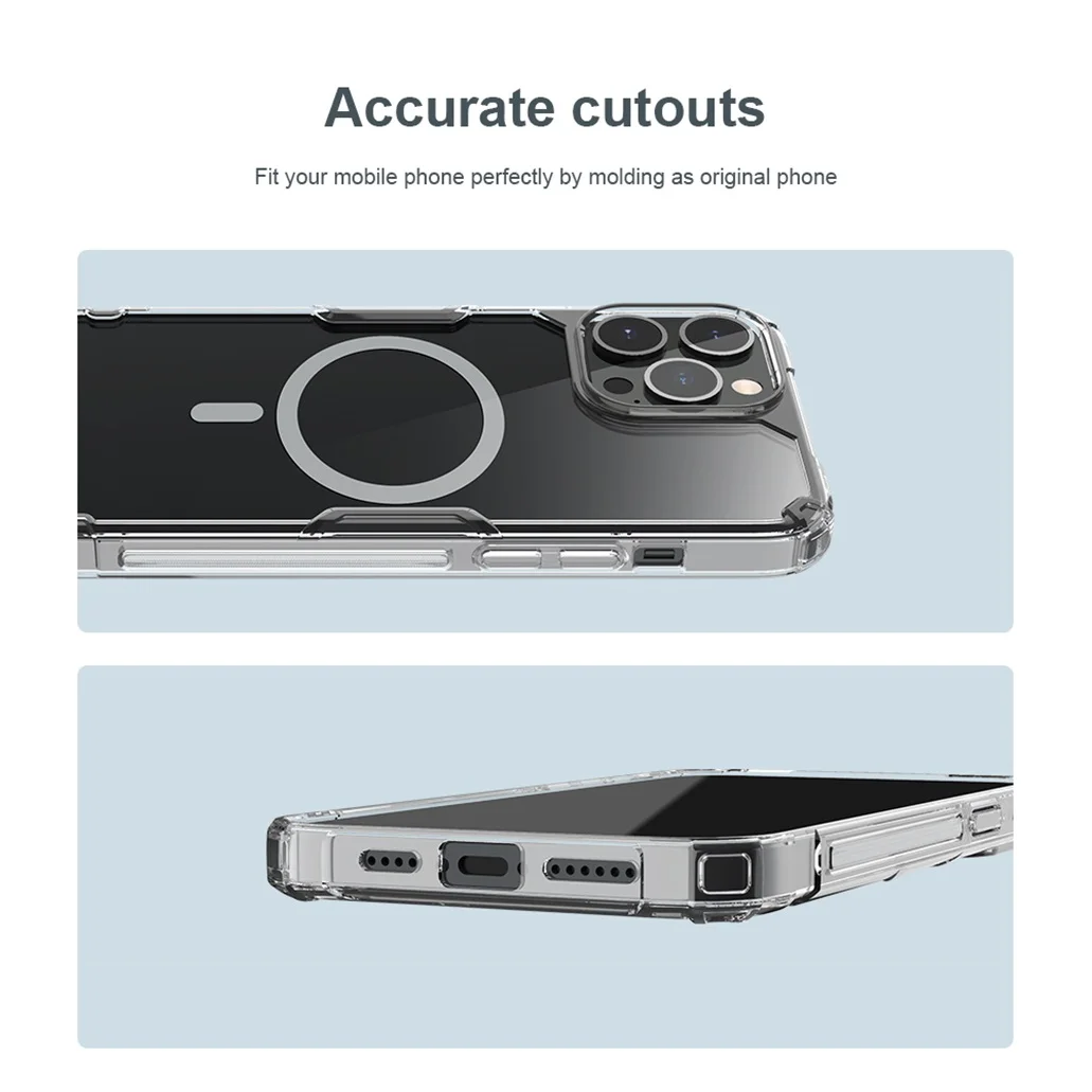 Чехол Nillkin Nature TPU Pro Silicone для iPhone 14, iPhone 14 Pro, iPhone 14 Max, iPhone 14 Pro Max (MagSafe)