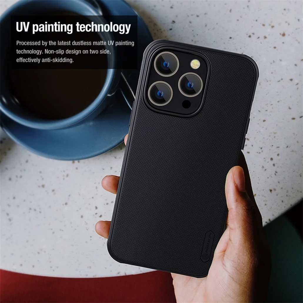 Чехол Nillkin Super Frosted Shield PRO для iPhone 14, 14 Pro, 14 Plus, 14 Pro Max (MagSafe)
