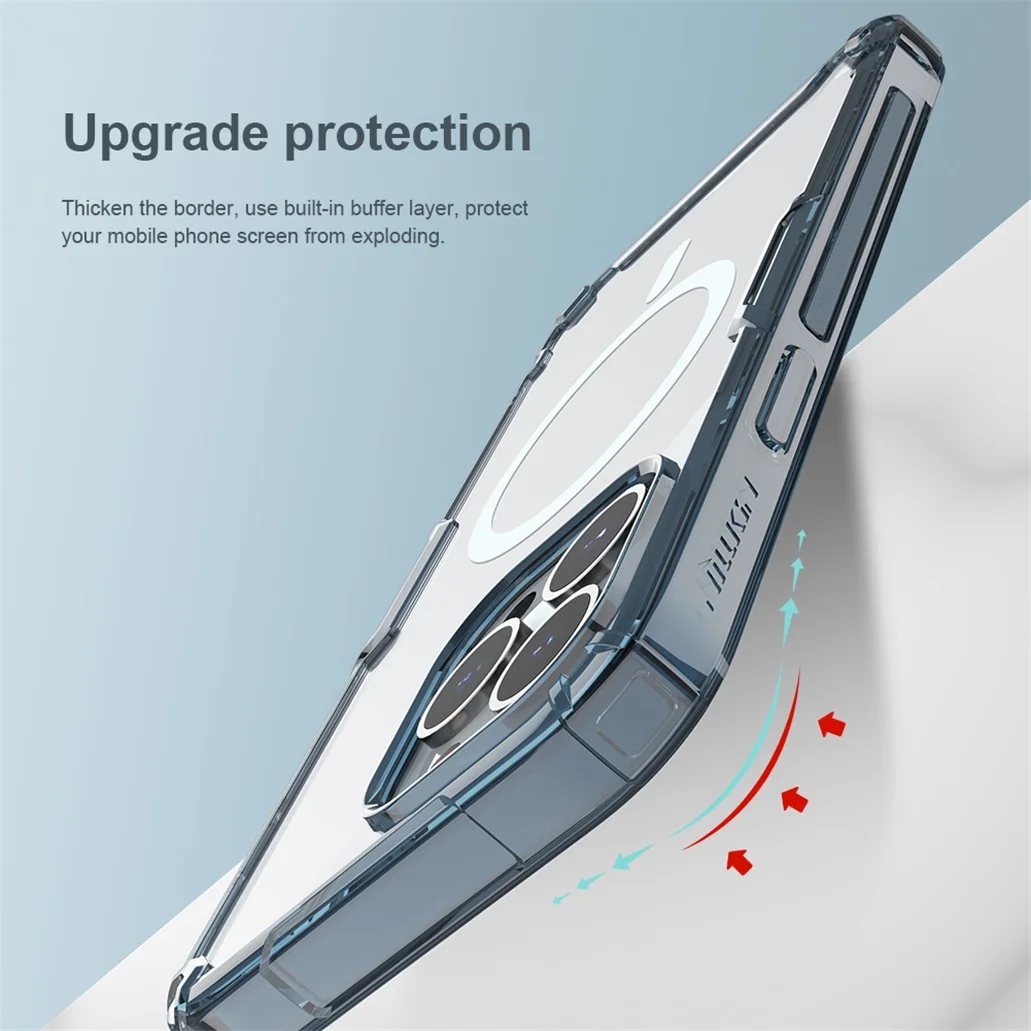 Чехол Nillkin Nature TPU Pro Silicone для iPhone 14, iPhone 14 Pro, iPhone 14 Max, iPhone 14 Pro Max (MagSafe)