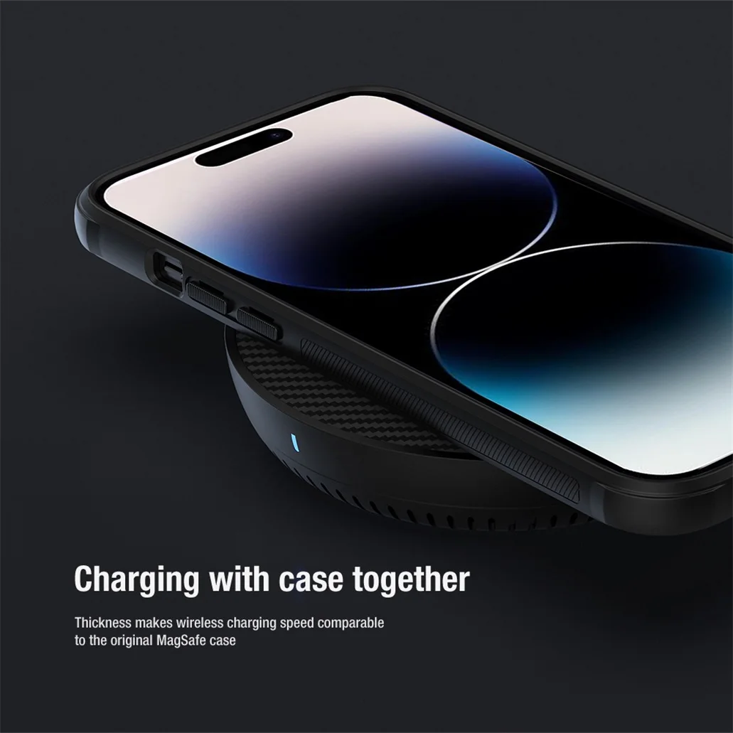Чехол Nillkin Super Frosted Shield PRO для iPhone 14, 14 Pro, 14 Plus, 14 Pro Max (MagSafe)