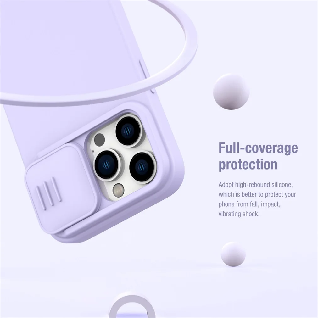 Чехол Nillkin Magnetic Silicone для iPhone 14, iPhone 14 Pro, iPhone 14 Plus, iPhone 14 Pro Max