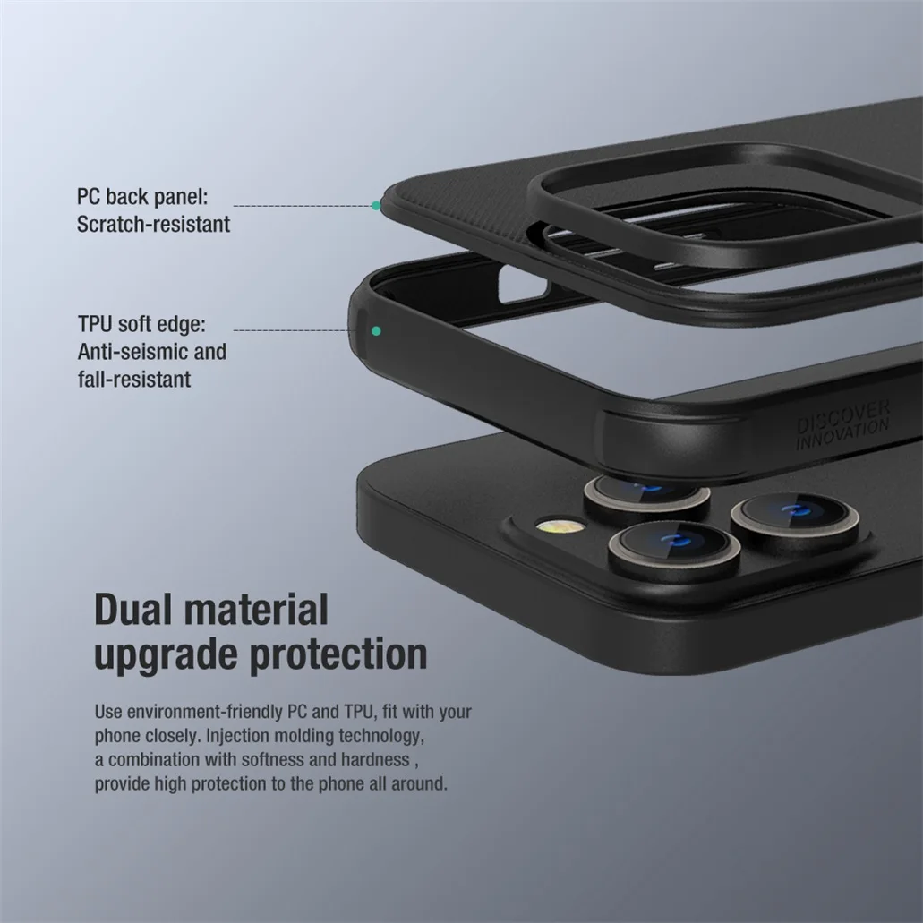 Чехол Nillkin Super Frosted Shield PRO для iPhone 14, 14 Pro, 14 Plus, 14 Pro Max (MagSafe)