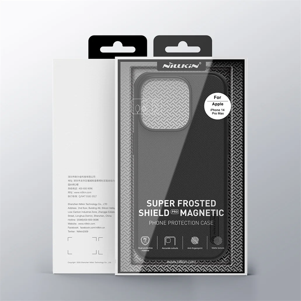 Чехол Nillkin Super Frosted Shield PRO для iPhone 14, 14 Pro, 14 Plus, 14 Pro Max (MagSafe)