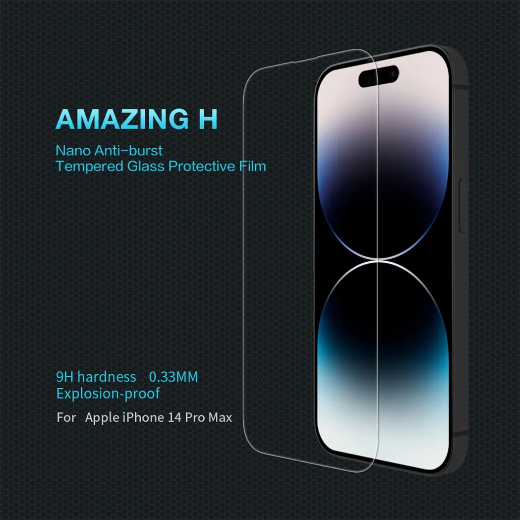 Защитное стекло Nillkin для iPhone 14, 14 Pro, 14 Plus, 14 Pro Max