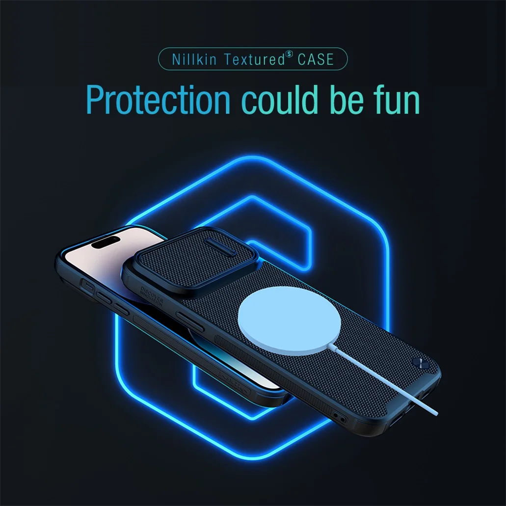 Чехол Nillkin Textured Pro для iPhone 14, 14 Pro, 14 Plus, 14 Pro Max (магнитный)