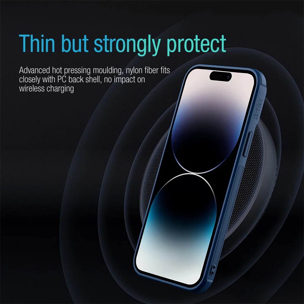 Чехол Nillkin Textured Pro для iPhone 14, 14 Pro, 14 Plus, 14 Pro Max (магнитный)