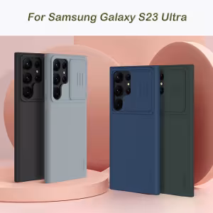 Чехол Nillkin Camshield Silky Silicone для Samsung Galaxy S23 Ultra