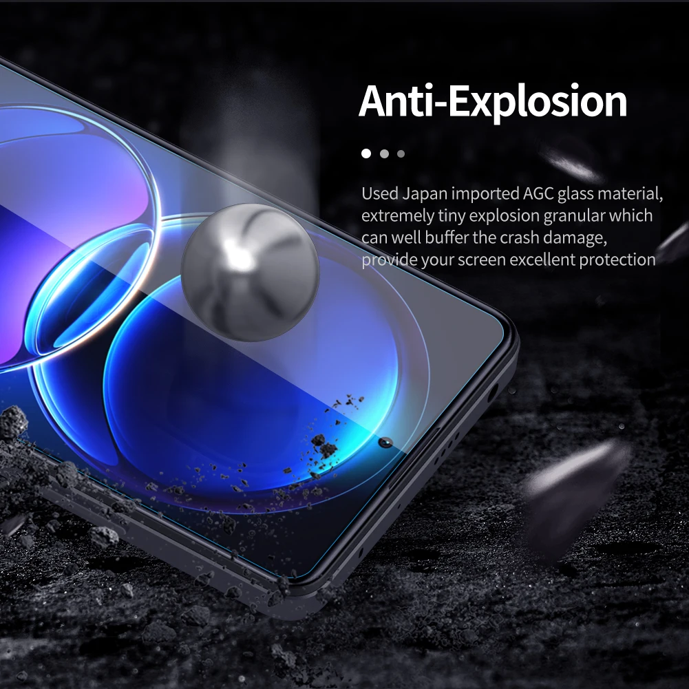 Защитное стекло Nillkin для Xiaomi Poco X5 5G, Poco X5 Pro 5G