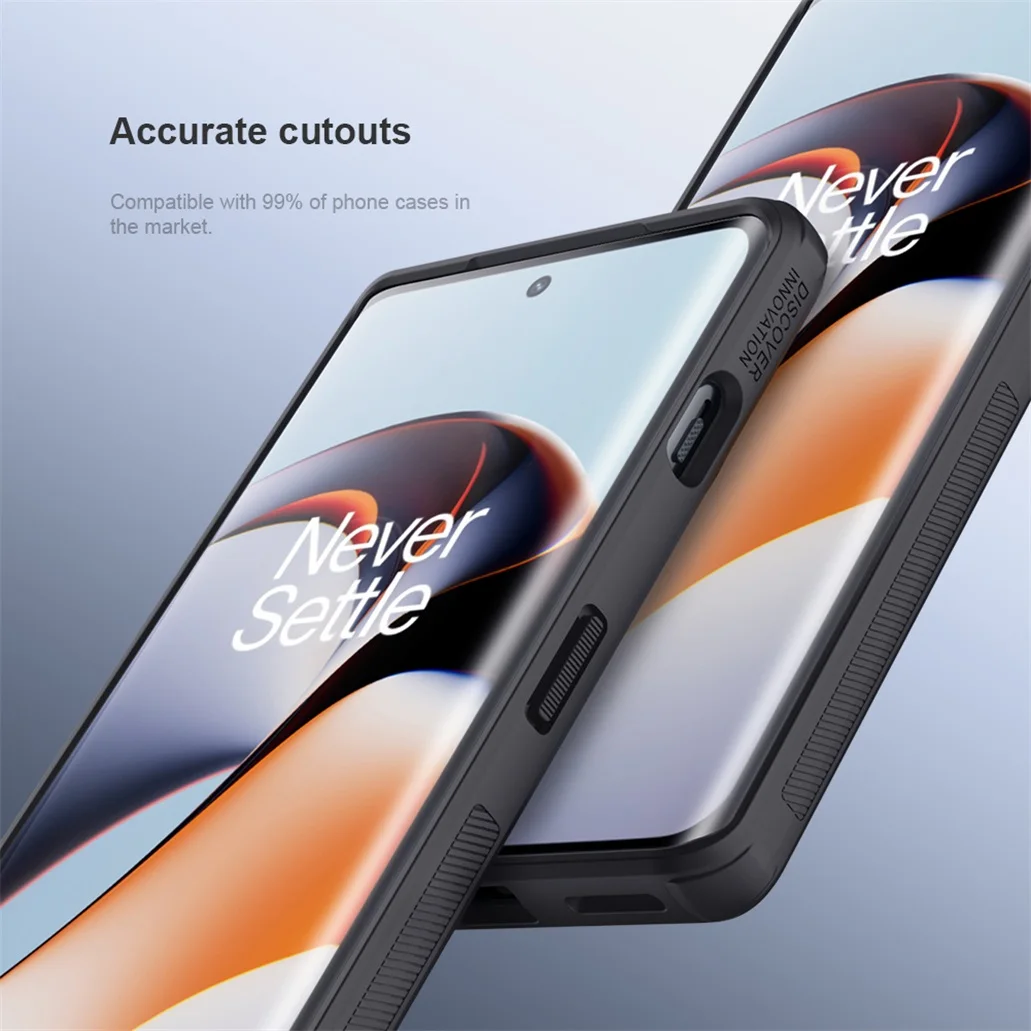 2 шт х Защитная пленка Nillkin Curved для OnePlus 11, 11 R, Ace 2, Ace2