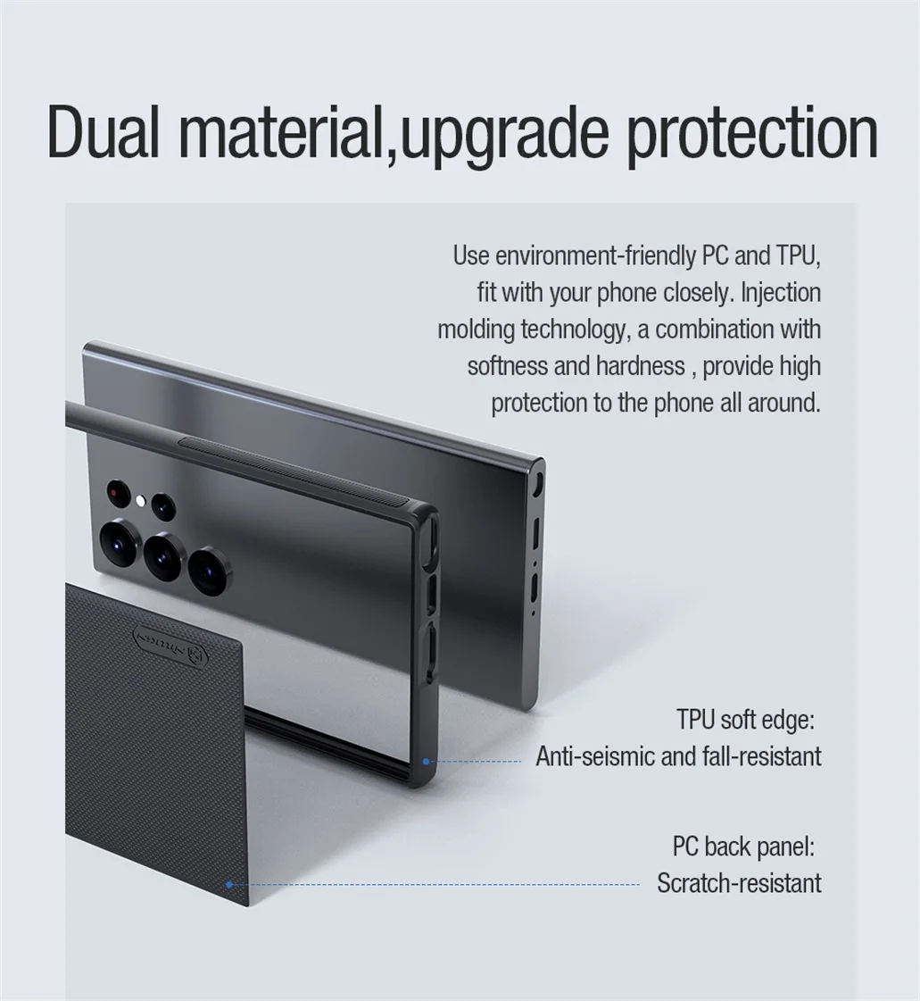 Чехол Nillkin Super Frosted Shield Pro Magnetic для Samsung Galaxy S23, S23 Plus, S23 Ultra