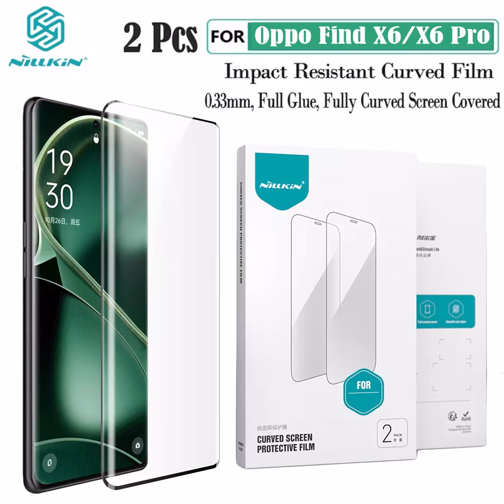 Защитная пленка Nillkin для Oppo Find X6 Pro (2 шт) Защитная пленка Nillkin для Oppo Find X6 Pro (2 шт)