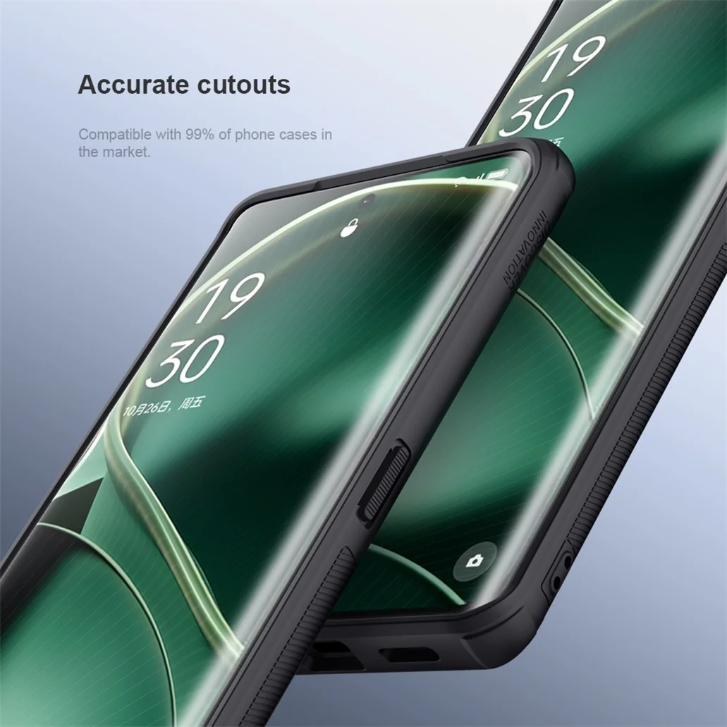 2 шт х Защитная пленка Nillkin Curved для Oppo Find X6 Pro