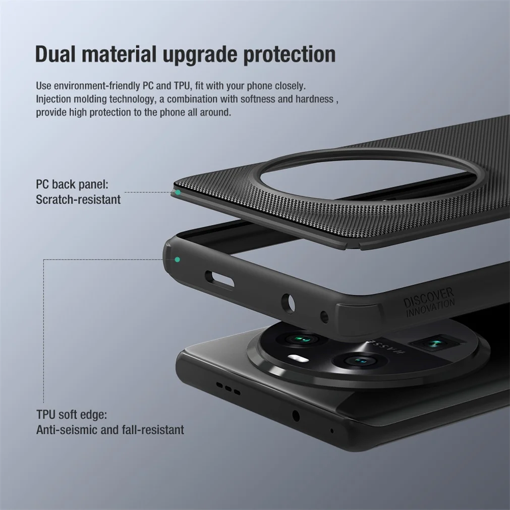 Чехол Nillkin Super Frosted Shield Pro для OPPO Find X6 Pro, Oppo Find X6