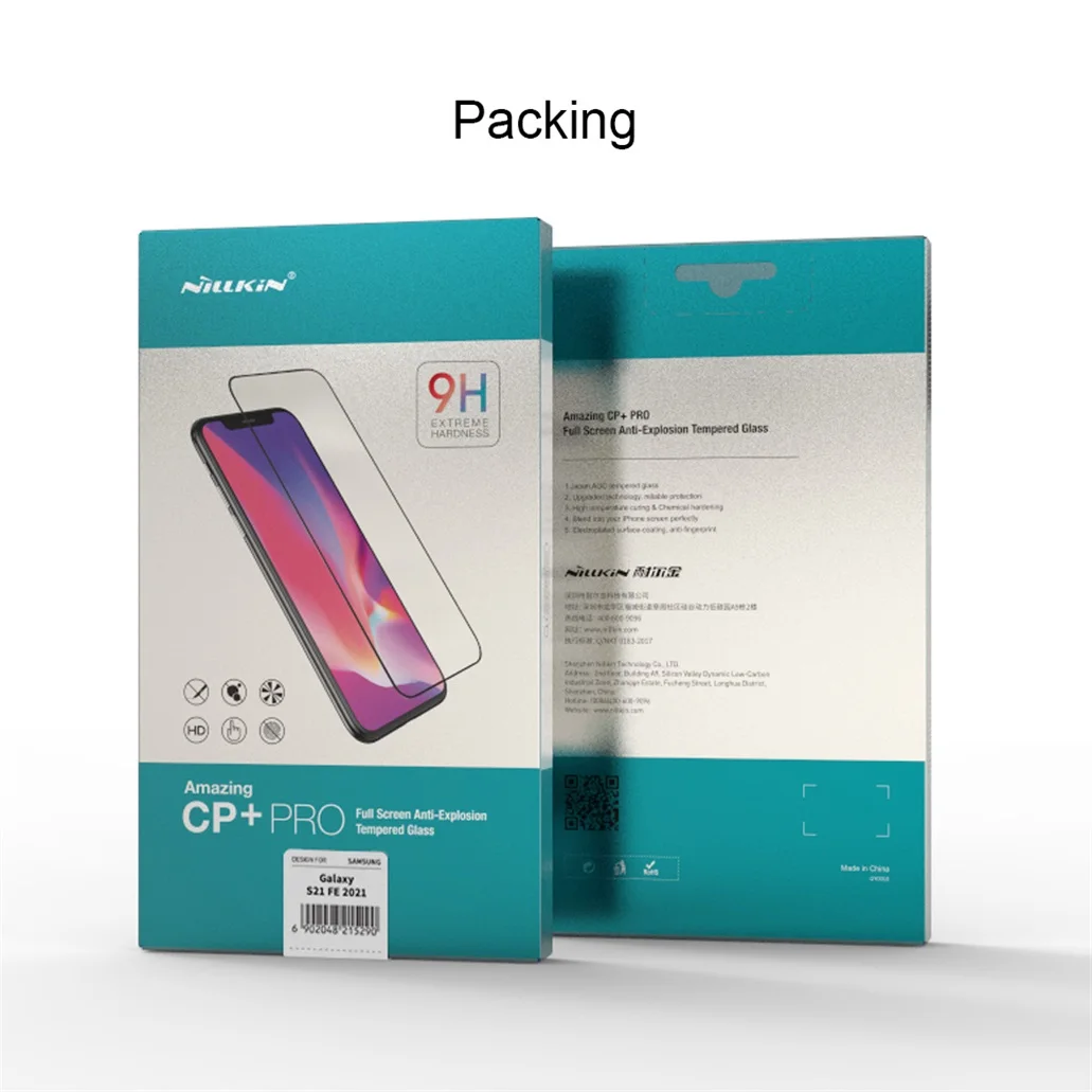 Защитное стекло Nillkin для Samsung Galaxy S21 FE, S21, S21 Plus (CP+Pro)