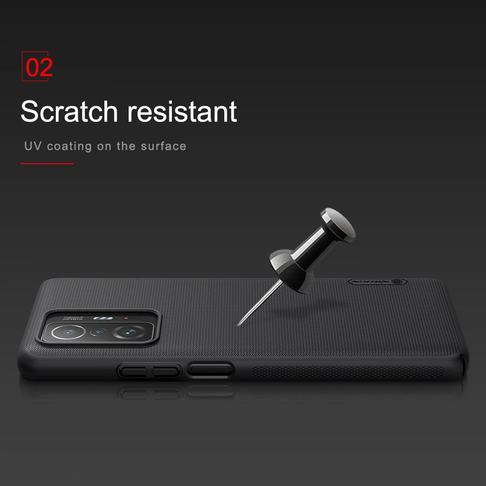 Чехол Nillkin Super Frosted Shield для Xiaomi 11T, Xiaomi Mi 11T Pro