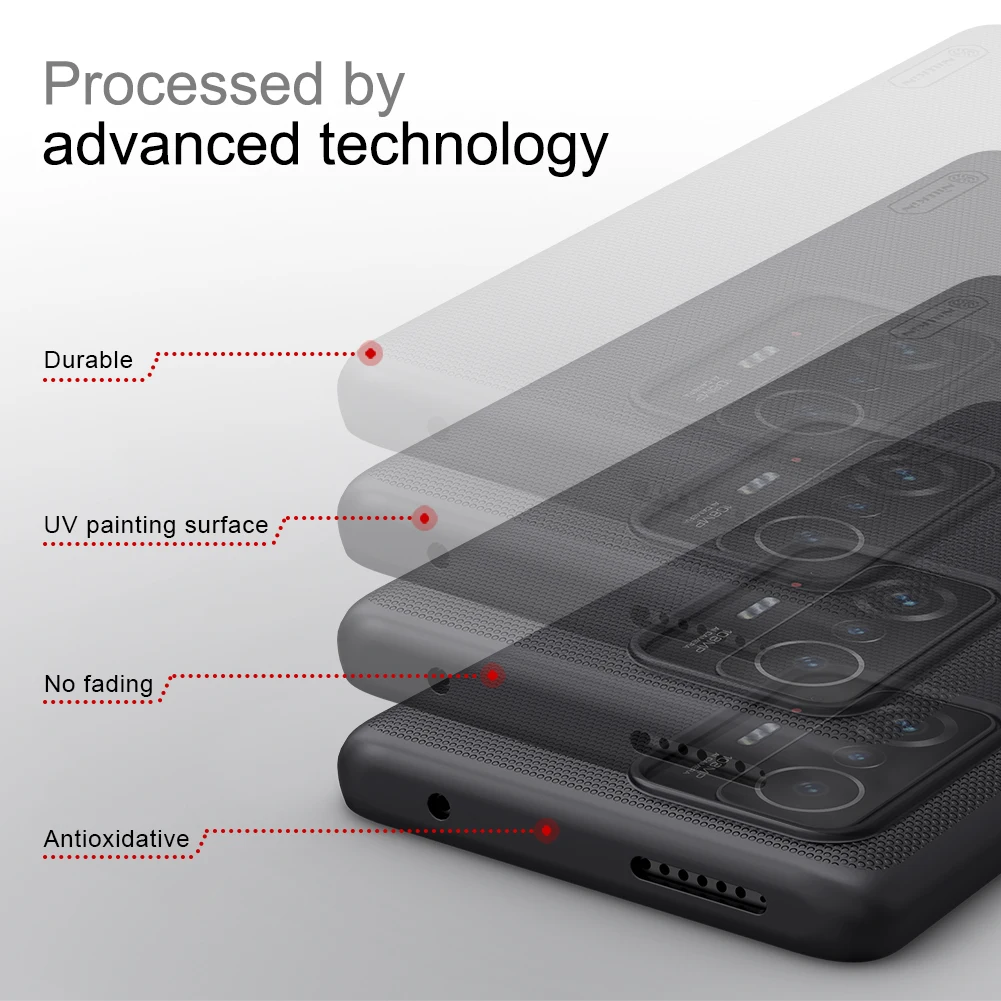 Чехол Nillkin Super Frosted Shield для Xiaomi 11T, Xiaomi Mi 11T Pro