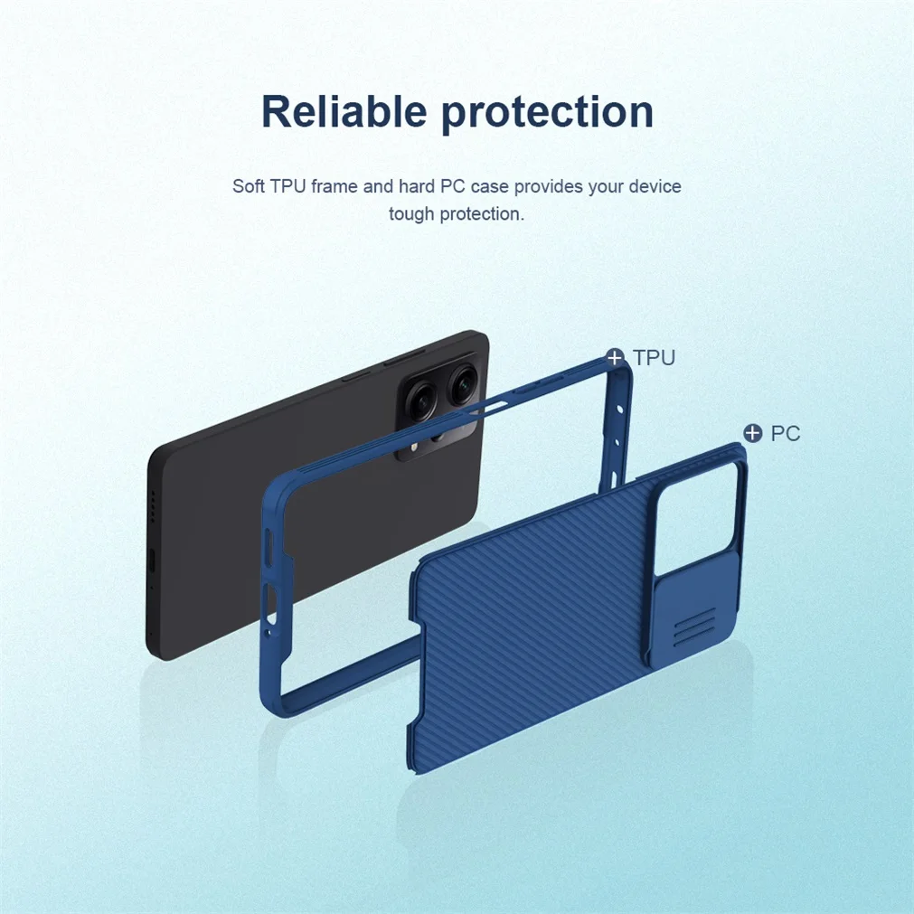 Чехол Nillkin Camshield для Redmi Note 12 5G, Note 12 Pro, Note 12 Pro Plus, Note 12 4G