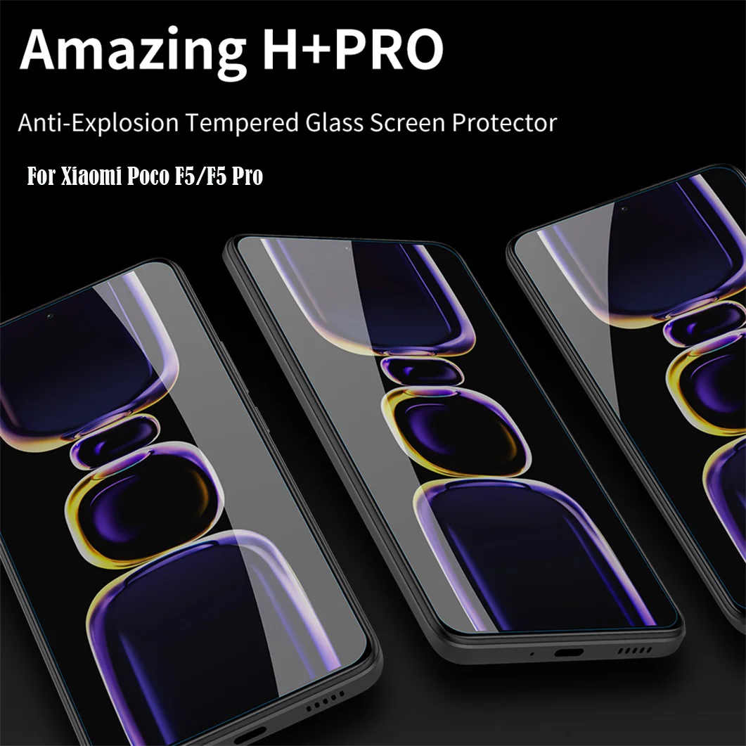 Защитное стекло Nillkin для Xiaomi Poco F5, Poco F5 Pro (H / H+PRO)