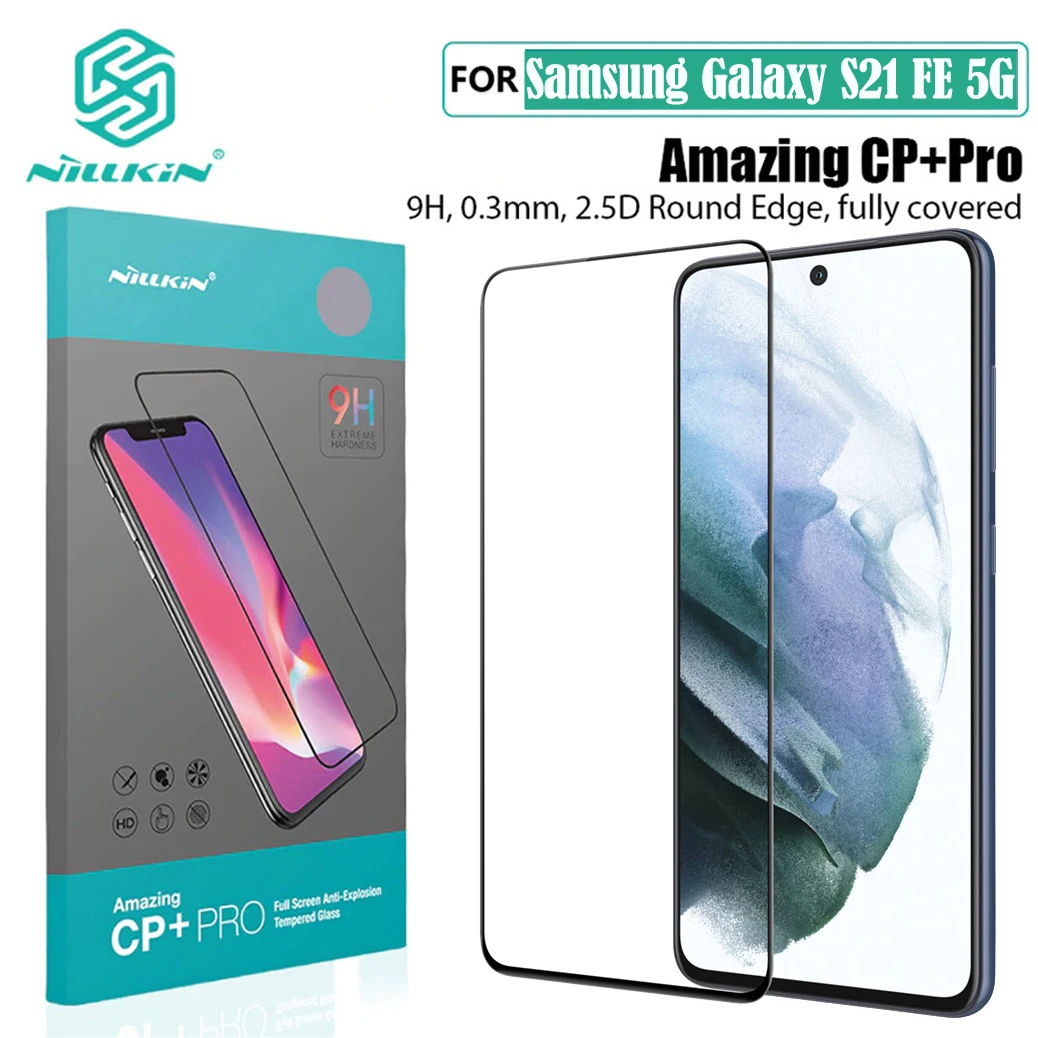 Защитное стекло Nillkin для Samsung Galaxy S21 FE, S21, S21 Plus (CP+Pro)