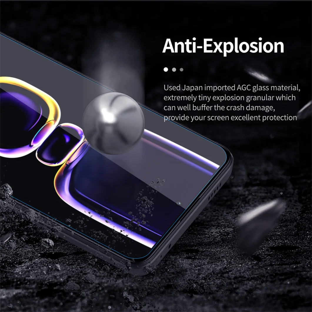Защитное стекло Nillkin для Xiaomi Poco F5, Poco F5 Pro (H / H+PRO)