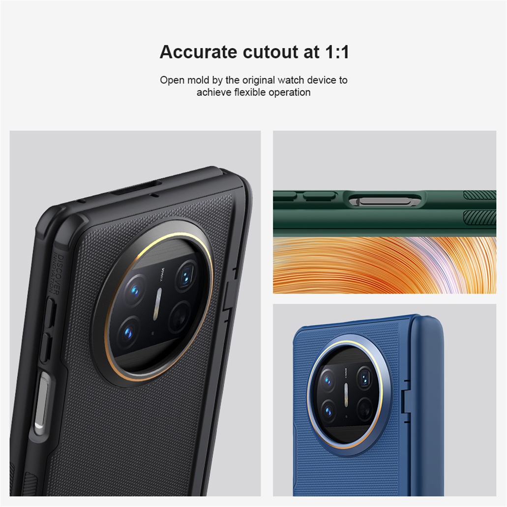 For Huawei Mate X3 Case NILLKIN Frosted Shield Fold TPU PC 180 Degree Folding Cover For Huawei MateX3 With Hidden Phone Holder