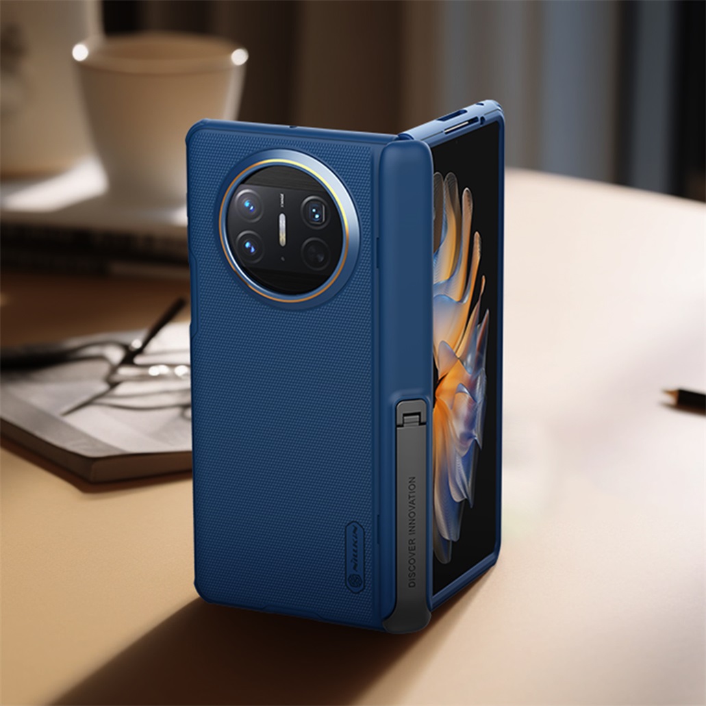 For Huawei Mate X3 Case NILLKIN Frosted Shield Fold TPU PC 180 Degree Folding Cover For Huawei MateX3 With Hidden Phone Holder