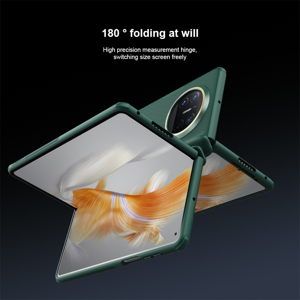 For Huawei Mate X3 Case NILLKIN Frosted Shield Fold TPU PC 180 Degree Folding Cover For Huawei MateX3 With Hidden Phone Holder