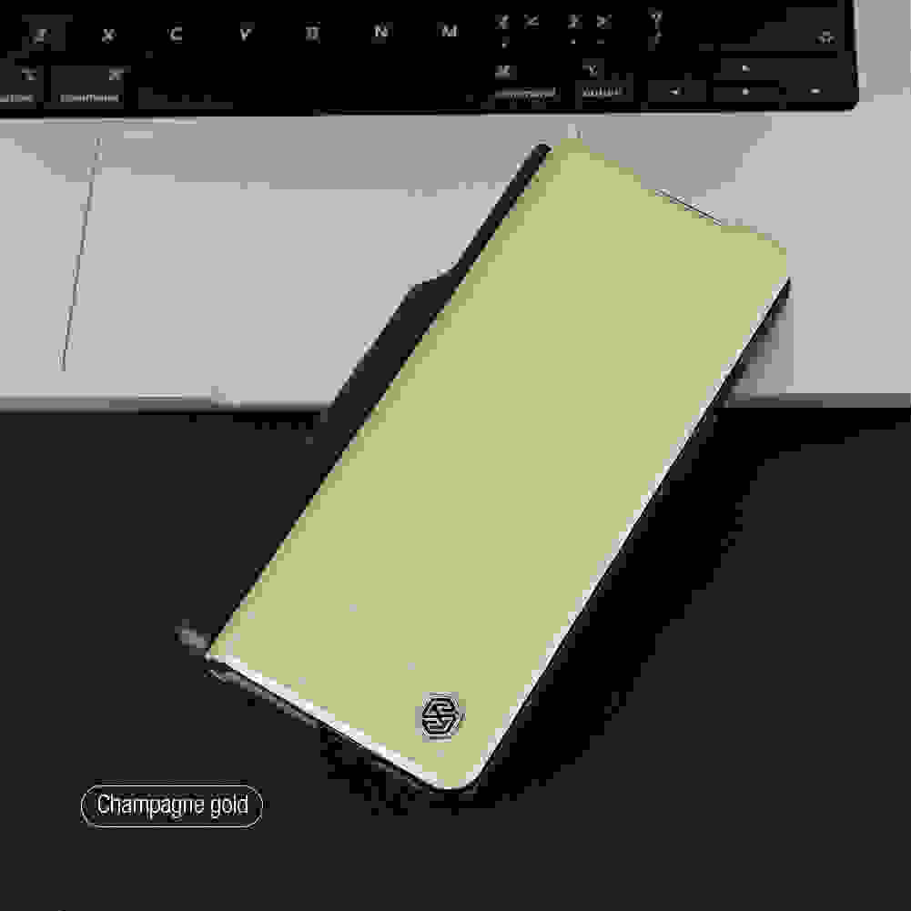 for Samsung Galaxy Z Fold 5 Case Nillkin Qin Pro Series PU Leather Back Cover for Samsung Galaxy Z Fold5 With S-Pen Pocket