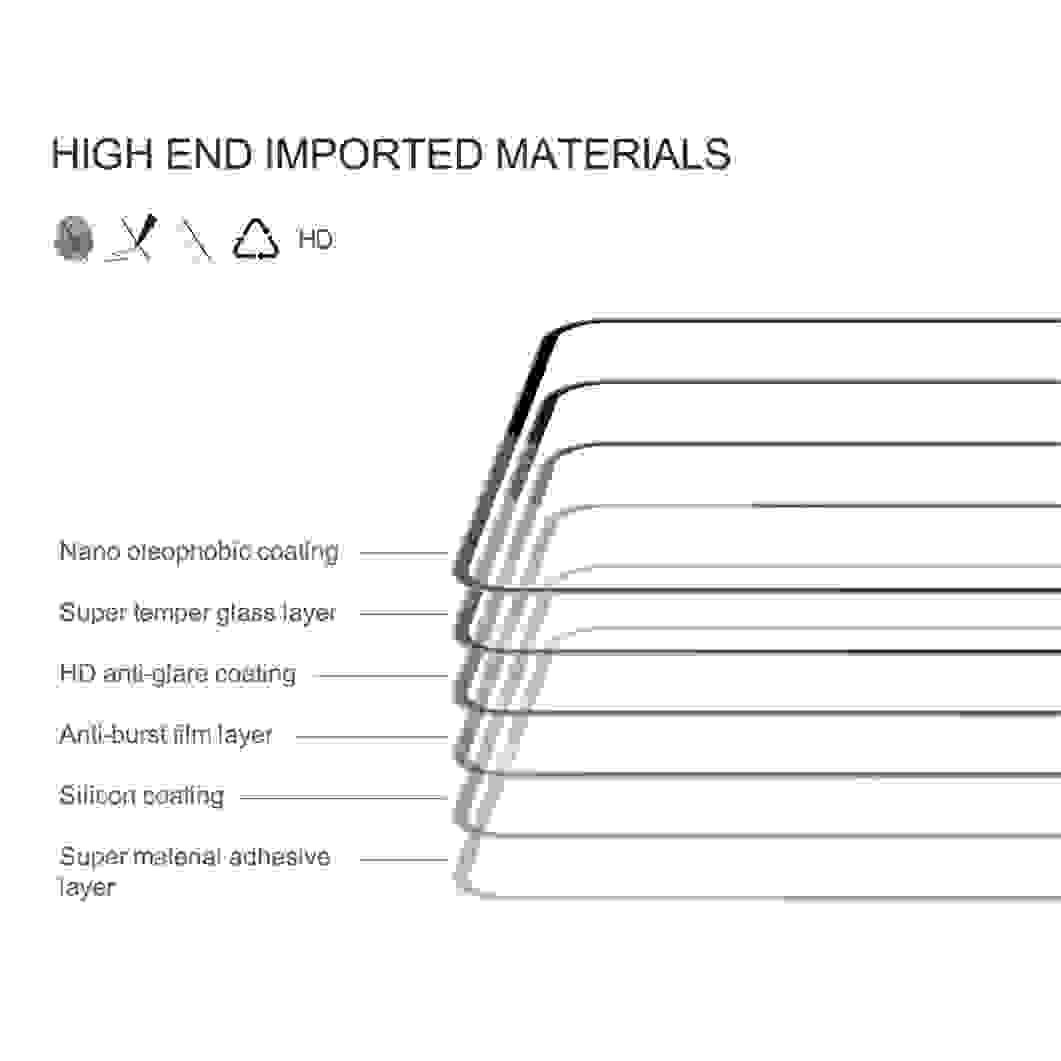 Nillkin For Xiaomi Redmi 12 4G Tempered Glass Amazing CP+PRO Anti-Explosion Full glue Fully Screen Protector For Redmi12 4G Film
