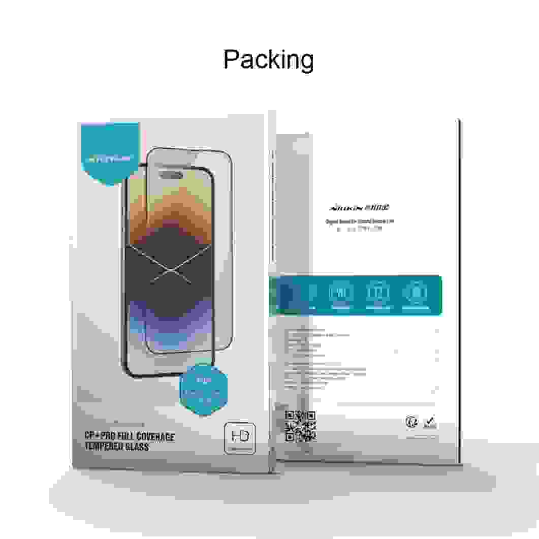 Nillkin For Xiaomi Redmi 12 4G Tempered Glass Amazing CP+PRO Anti-Explosion Full glue Fully Screen Protector For Redmi12 4G Film