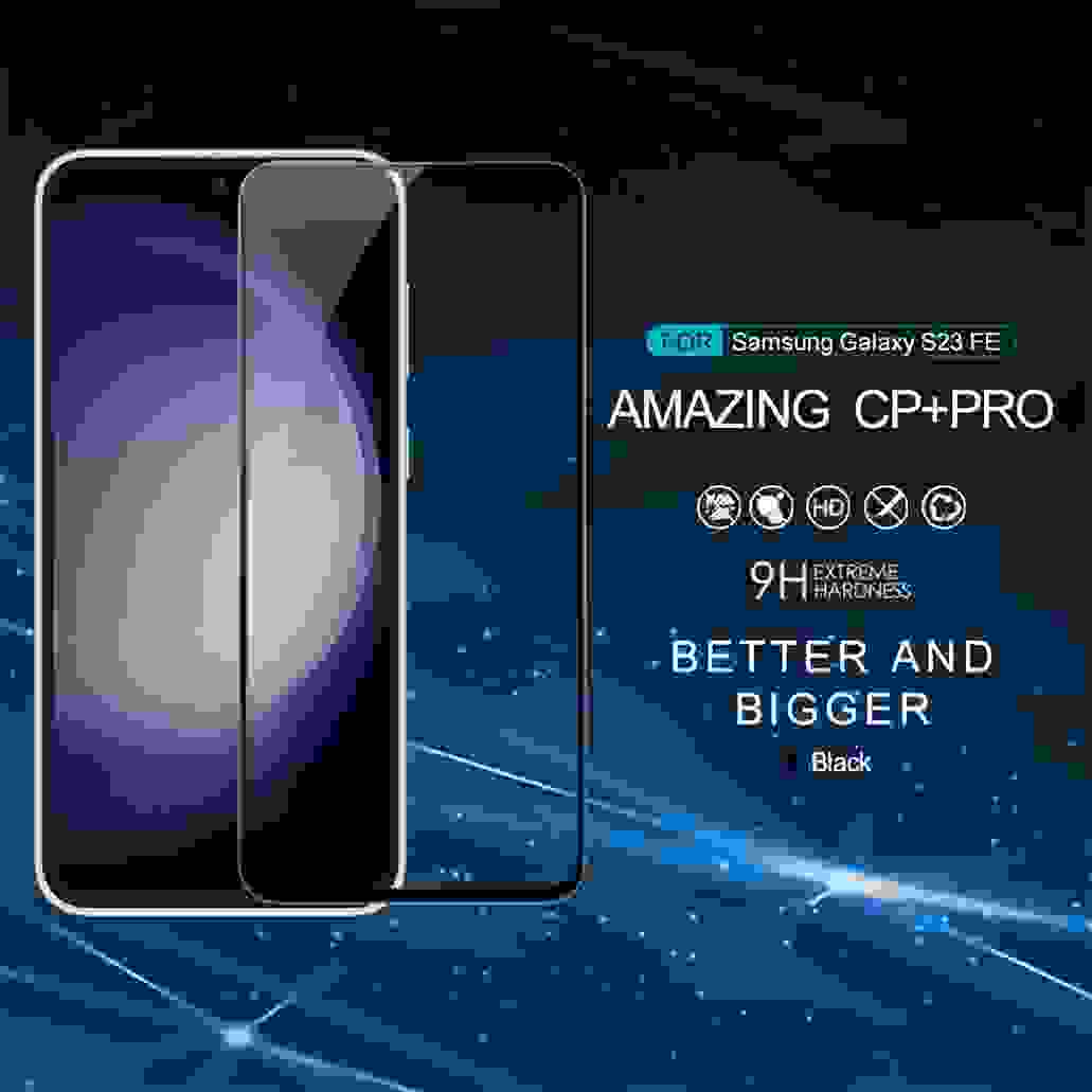 Nillkin For Samsung Galaxy S23 FE Tempered Glass Amazing CP+PRO Anti-Explosion Full Coverage Screen Protector For Samsung S23FE