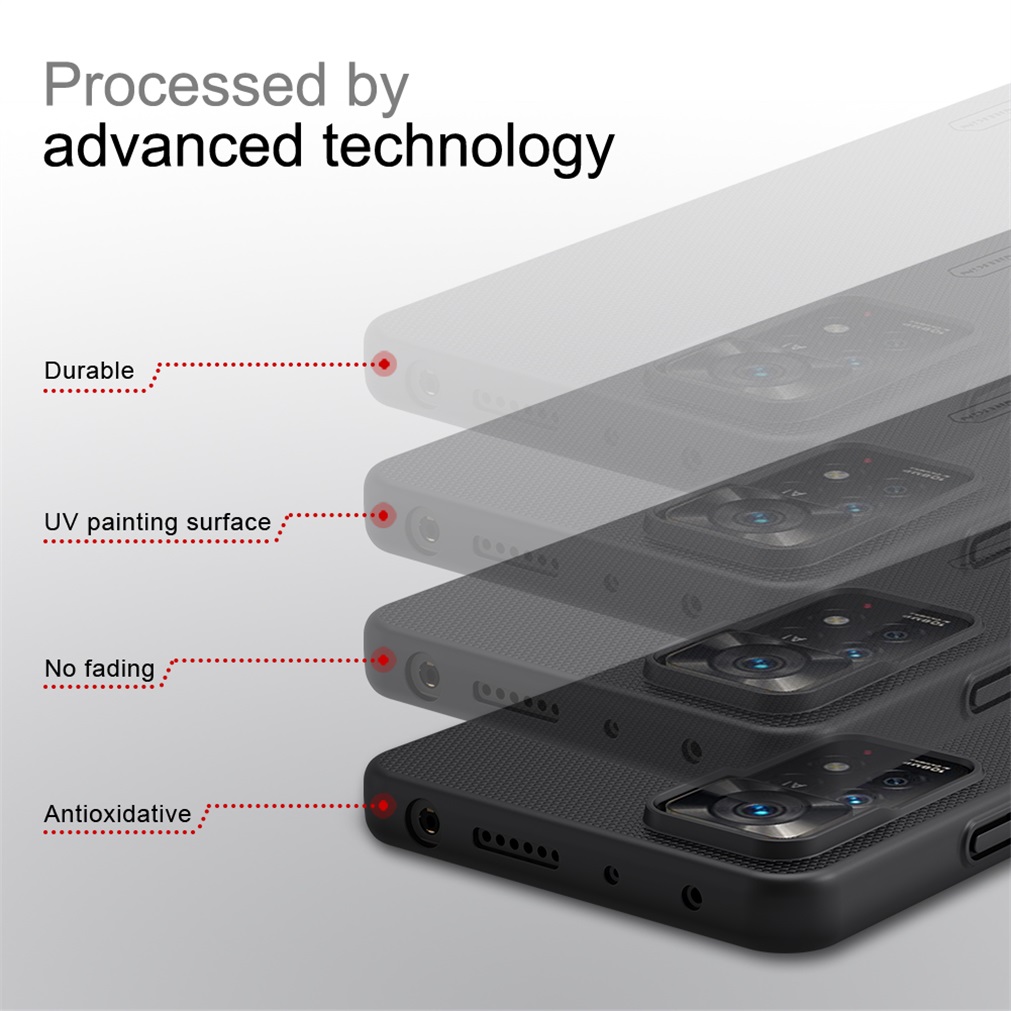 For Xiaomi Redmi Note 12 Pro 4G Case NILLKIN Frosted Shield Case Hard PC Ultra-Thin Cover Luxuly Bumper For Redmi Note12 Pro 4G