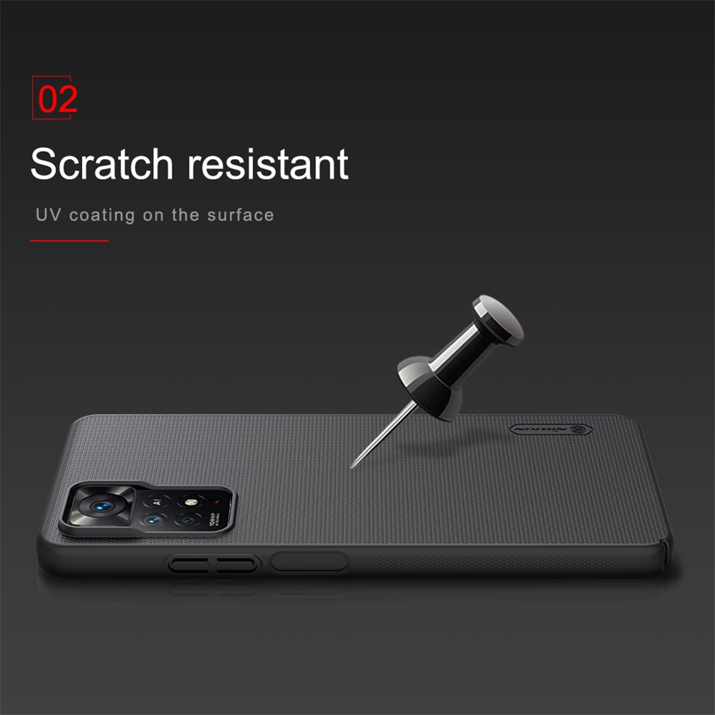 For Xiaomi Redmi Note 12 Pro 4G Case NILLKIN Frosted Shield Case Hard PC Ultra-Thin Cover Luxuly Bumper For Redmi Note12 Pro 4G