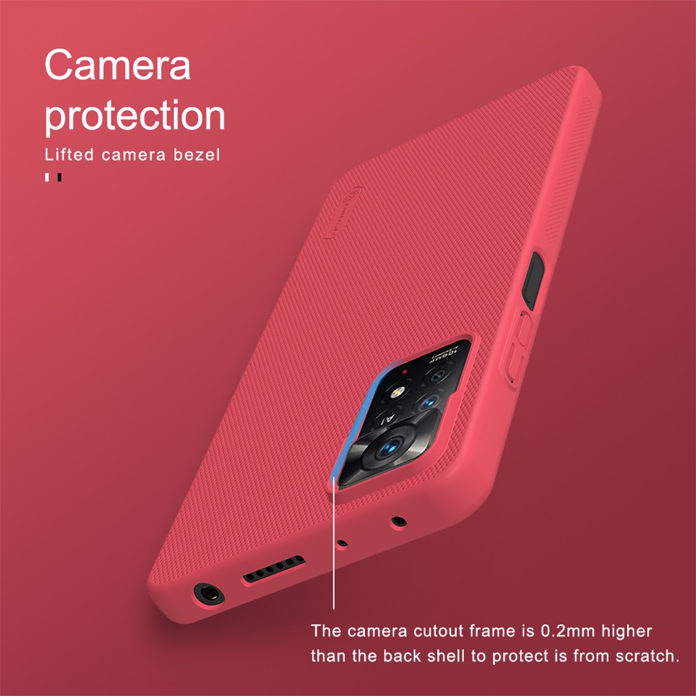 For Xiaomi Redmi Note 12 Pro 4G Case NILLKIN Frosted Shield Case Hard PC Ultra-Thin Cover Luxuly Bumper For Redmi Note12 Pro 4G