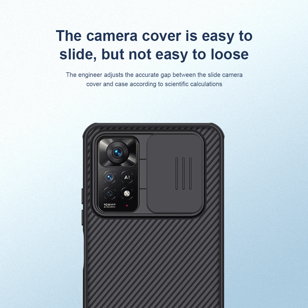 NILLKIN For Xiaomi Redmi Note 12 Pro 4G Case CamShield Pro Shockproof Slide Camera Back Cover For Redmi Note12 Pro 4G Bumper