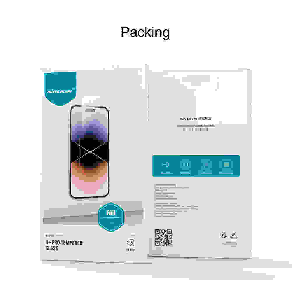 Nillkin For Xiaomi Poco F4 5G Tempered Glass H+PRO Glass 2.5D 0.2mm 9H Anti-Explosion Phone Screen Protector Film For Poco F4 5G