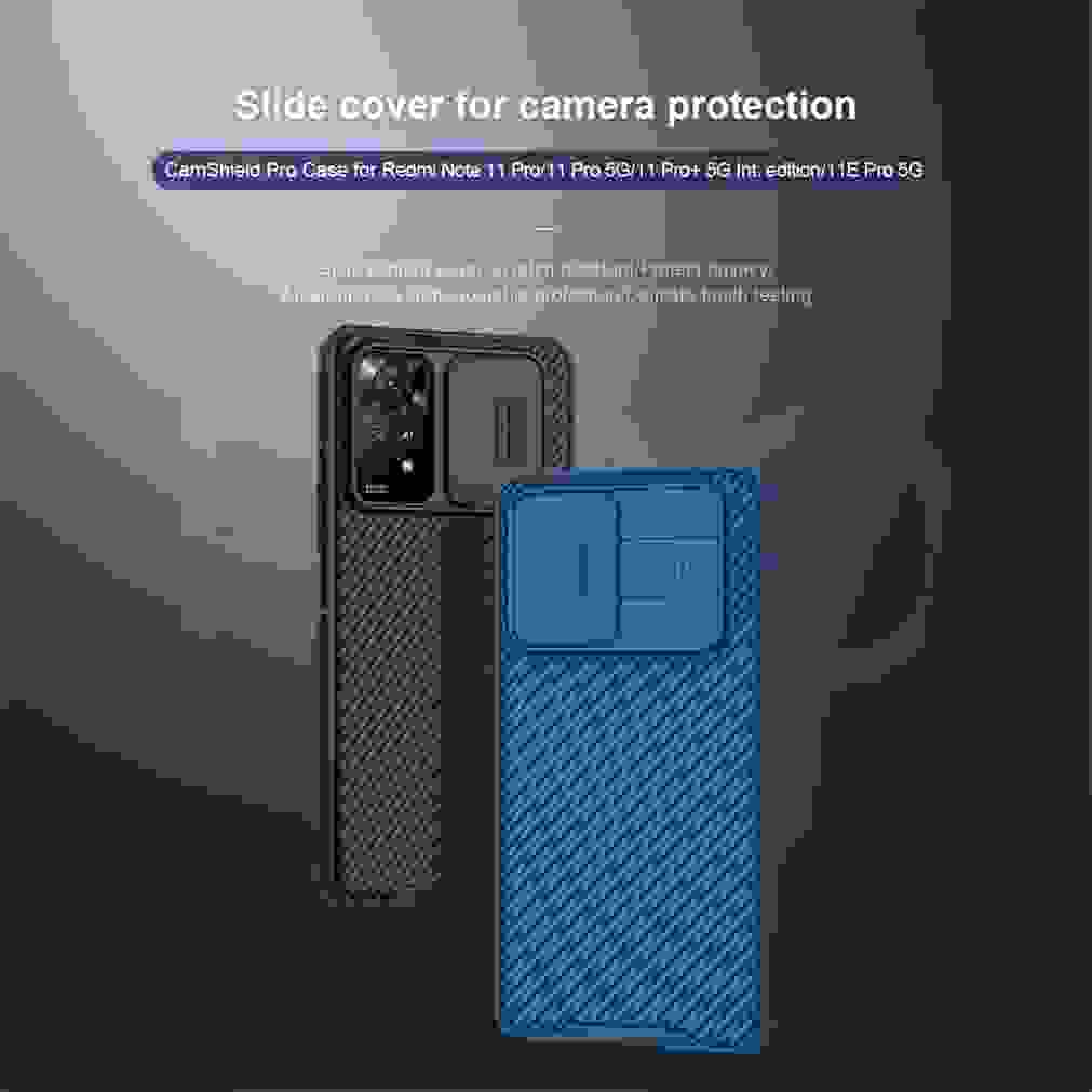Чехол Nillkin Camshield Pro для Redmi Note 11, 11S 4G, 11 Pro Plus, 11S, 11T, 11E, 11 Pro, 11E Pro