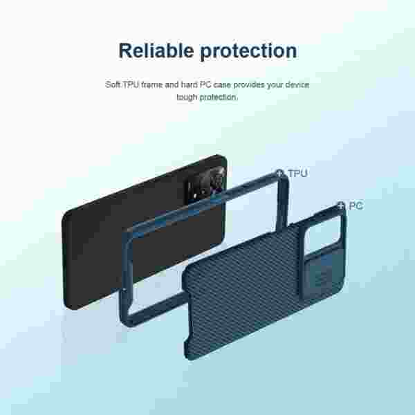 Чехол Nillkin Camshield Pro для Redmi Note 11, 11S 4G, 11 Pro Plus, 11S, 11T, 11E, 11 Pro, 11E Pro — изображение 5